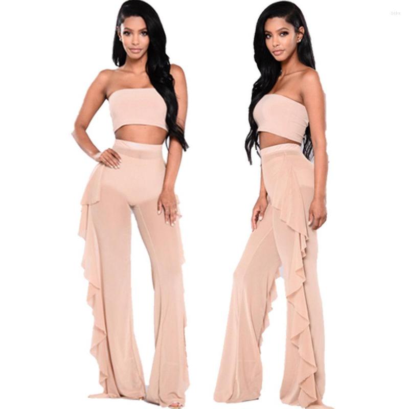 Women' Pants Fashion Casual Women High Waist See Through Flared Leg Mesh Summer Beach Long Trouser Blue Red Yellow Apricot
Women' Pants Fashion Casual Women High Waist See Through Flared Leg Mesh Summer Beach Long Trouser Blue Red Yellow Apricot