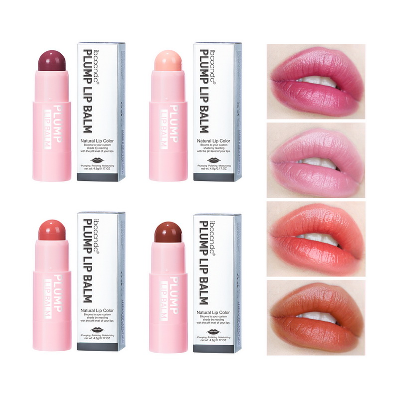 

Ibcccndc plump lip balm Lipstick Natural Lip Color Water-resistant Plumping Moisturizer Nutritious Polishing Easy to Wear Make Up Lipsticks, 04#