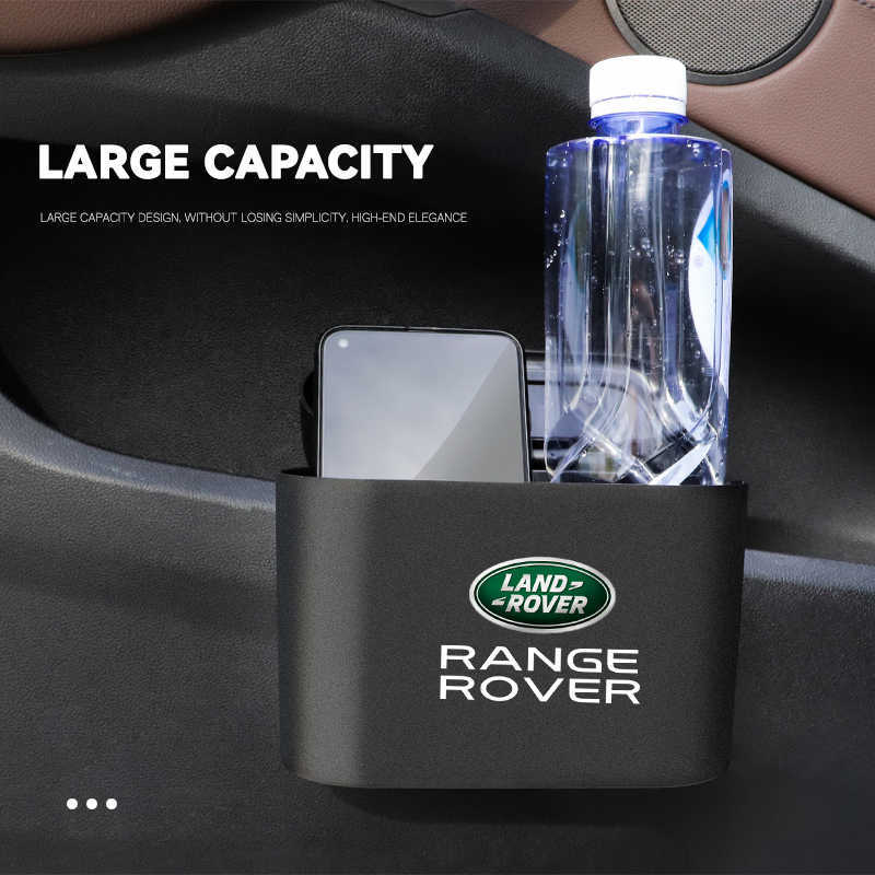 In-vehicle Trash Can Car Garbage Case Storage Bucket Accessories For Land Rover Range Freelander Discovery Sport Evoque 3 4