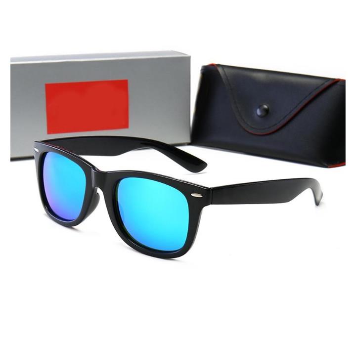 Designer sunglasses classic retro men's polarized glasses metal frame reflective sunglasses