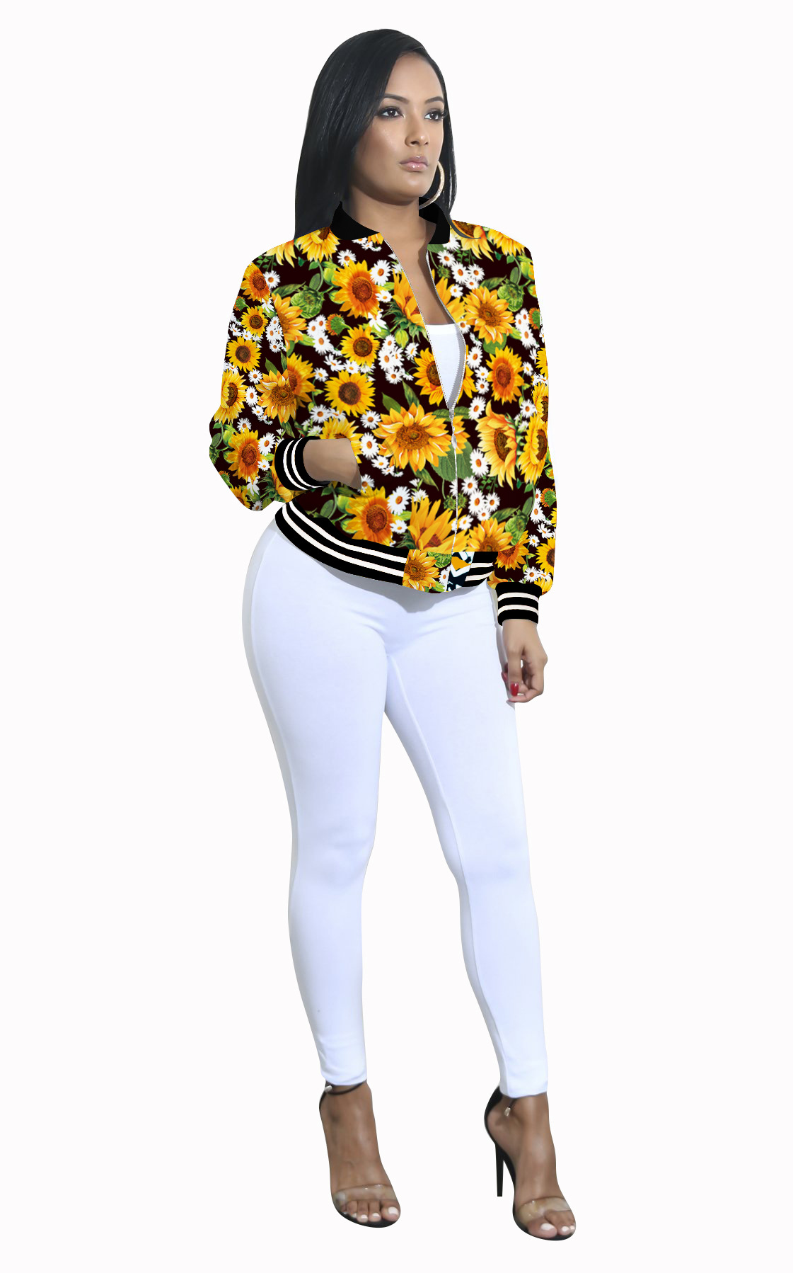 Fashion Women's Jackets Women Print Baseball College Jacket Couple Bomber Hiphop Hoodies Streetwear Coats Overcoat Clothing Motorcycle Pullover C