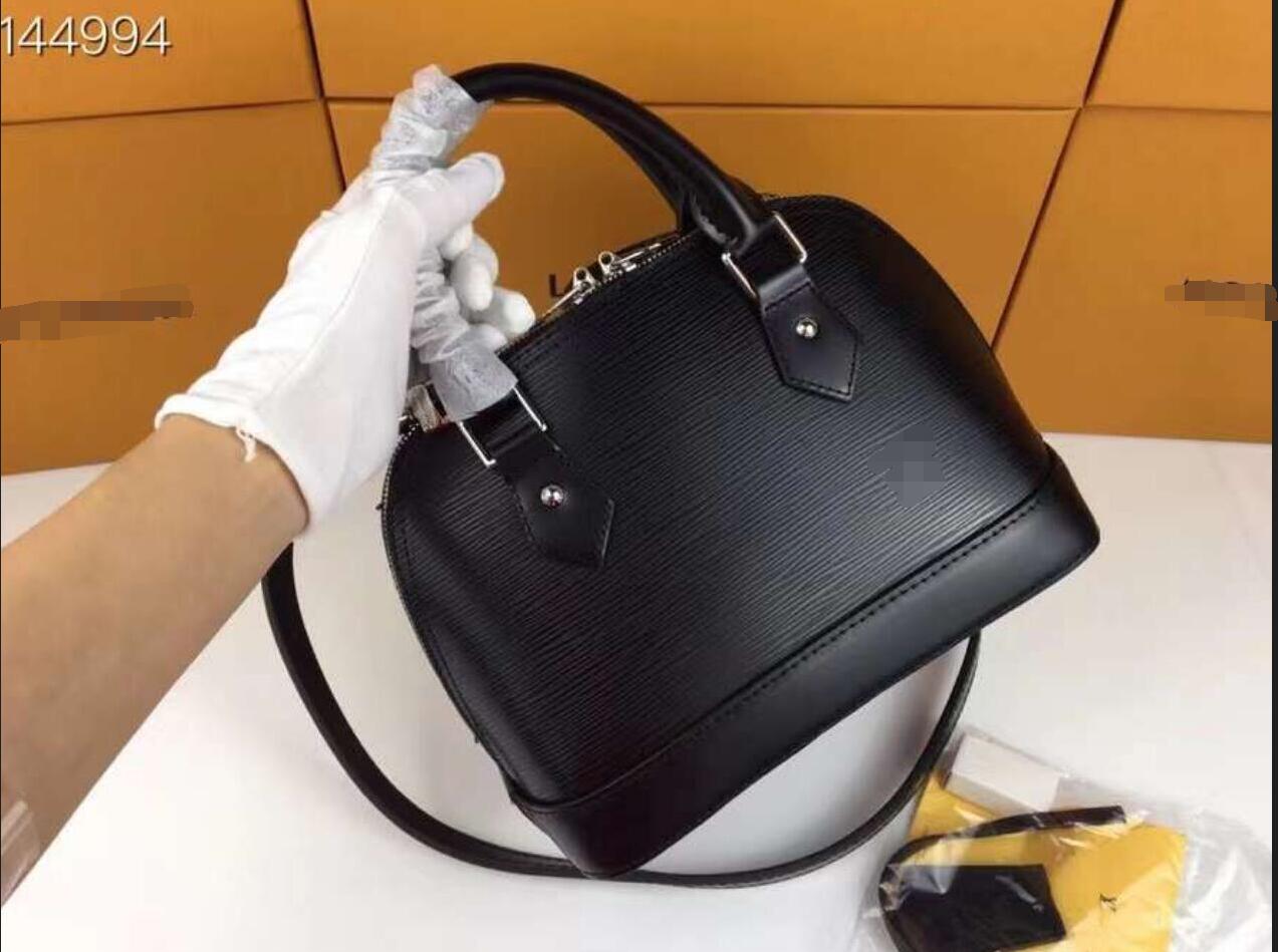 Top Quality Alma Bb Fashion Women Shoulder Bags Chain Messenger Bag Leather Handbags Shell Wallet Purse Ladies Cosmetic Crossbody Bags Tote, Black 
Top Quality Alma Bb Fashion Women Shoulder Bags Chain Messenger Bag Leather Handbags Shell Wallet Purse Ladies Cosmetic Crossbody Bags Tote, Black