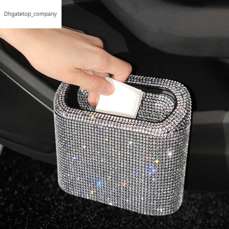 Diamond Crystal Car Trash Can Bin with Lid Leakproof Mini Vehicle Trash Bin Glitter Garbage Dustbin Organizer Container Bag
Diamond Crystal Car Trash Can Bin with Lid Leakproof Mini Vehicle Trash Bin Glitter Garbage Dustbin Organizer Container Bag