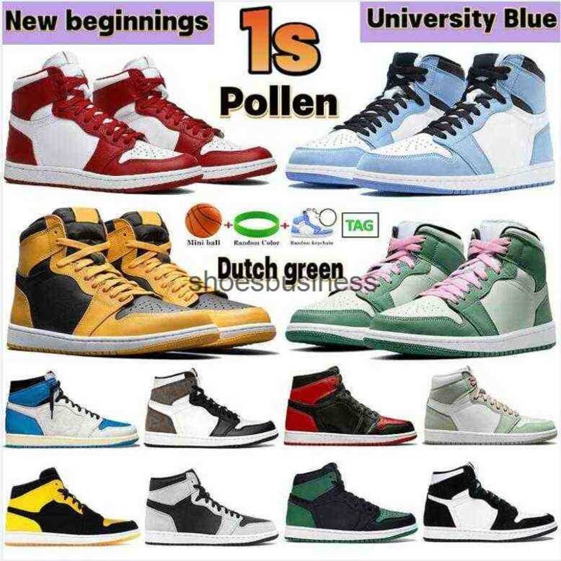 Men 1 1s basketball shoes University blue new beginnings dark mocha pollen Hyper royal patent bred seafome UNC mens women designer Sneakers
Men 1 1s basketball shoes University blue new beginnings dark mocha pollen Hyper royal patent bred seafome UNC mens women designer Sneakers