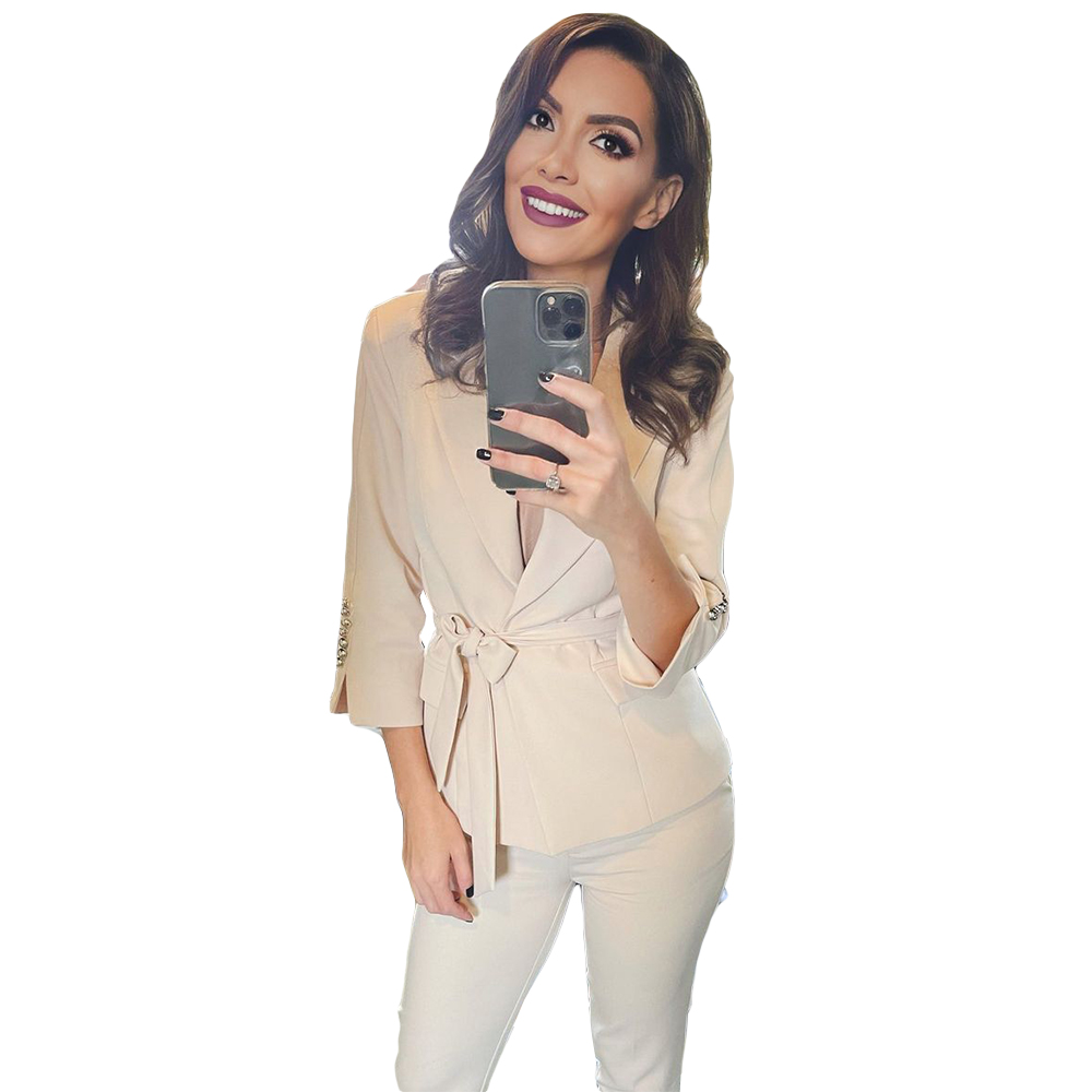 Celebrity Women Blazer Suits Street Power Custom Made Evening Party Formal Birthday Wear 2 Pieces
