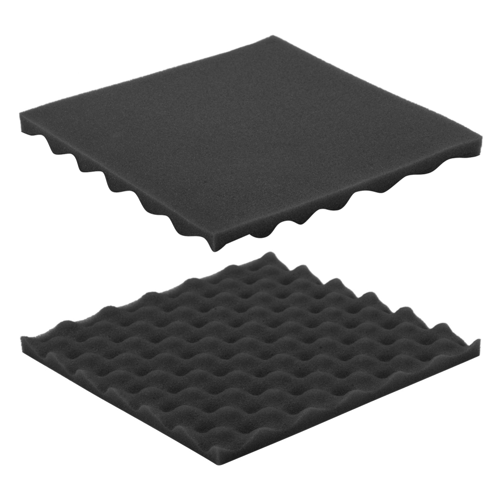 12pcs/set Soundproofing Foam Studio Acoustic Foams Panels Wedges 30x30cm Soundproof Absorption Treatment Panel for Offices Recording Studios