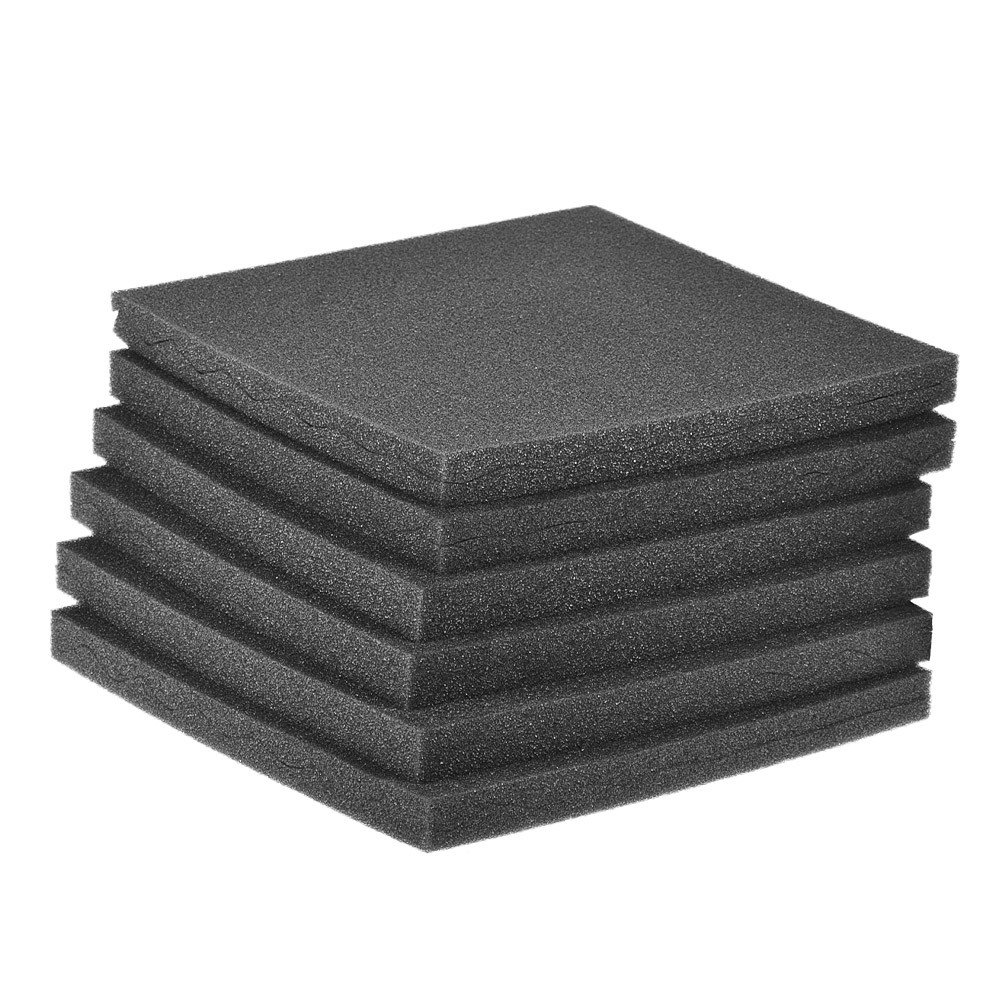 12pcs/set Soundproofing Foam Studio Acoustic Foams Panels Wedges 30x30cm Soundproof Absorption Treatment Panel for Offices Recording Studios