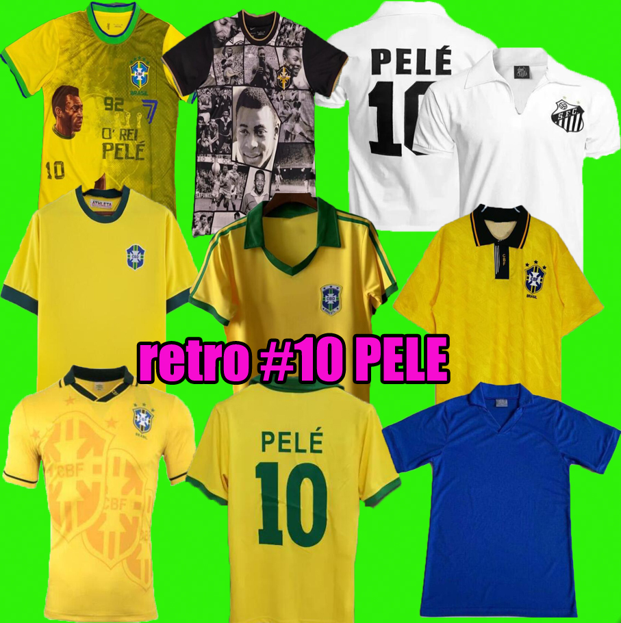 retro Brazils soccer jerseys #10 PELE 1957 1970 SANTOS Brasil RONALDINHO football shirt S-XXL, Lavender
retro Brazils soccer jerseys #10 PELE 1957 1970 SANTOS Brasil RONALDINHO football shirt S-XXL, Lavender