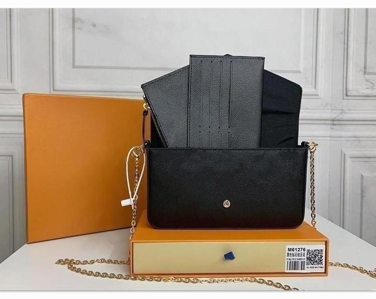 Women Luxurys Designers Crossbody Bag Wallet Bags Multi Felicie Pochette Messenger Leather Handbags Shoulder Shopping Tote bag, Embossed black
Women Luxurys Designers Crossbody Bag Wallet Bags Multi Felicie Pochette Messenger Leather Handbags Shoulder Shopping Tote bag, Embossed black