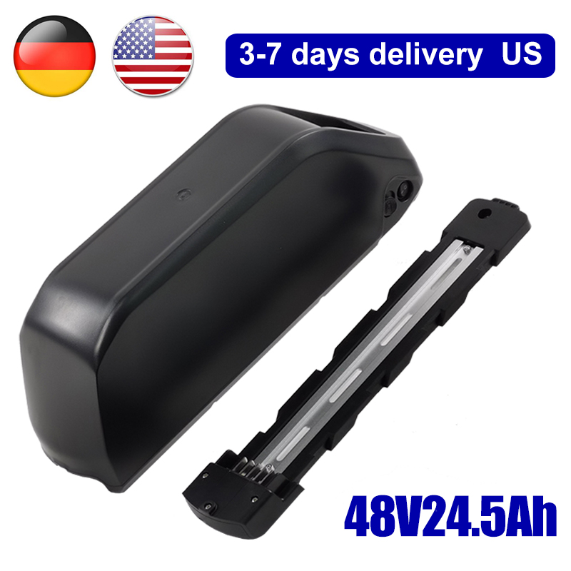 US warehouse 48V 24.5Ah downtub ebike battery POLLY DP-9 with Panasonic cells 30A BMS for 350W 500W 750W 1000W Electric bicycle batteries
US warehouse 48V 24.5Ah downtub ebike battery POLLY DP-9 with Panasonic cells 30A BMS for 350W 500W 750W 1000W Electric bicycle batteries