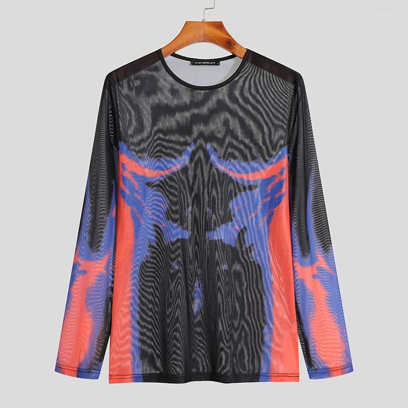 Men' T Shirts 2022 Fashion Men Shirt Printing O-neck Long Sleeve Mesh Transparent Streetwear Casual Camisetas Sexy Undershirt, Blue
Men' T Shirts 2022 Fashion Men Shirt Printing O-neck Long Sleeve Mesh Transparent Streetwear Casual Camisetas Sexy Undershirt, Blue