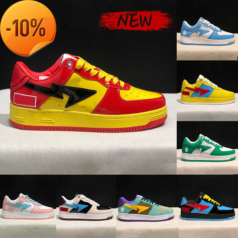 new Sta Low Apes casual shoes men women Nigo Teal Brown Comics yellow red Patent Leather Black triple white blue Paint beige suede Pastel Pink luxury designer sneakers, 11 patent leather blue white
new Sta Low Apes casual shoes men women Nigo Teal Brown Comics yellow red Patent Leather Black triple white blue Paint beige suede Pastel Pink luxury designer sneakers, 11 patent leather blue white