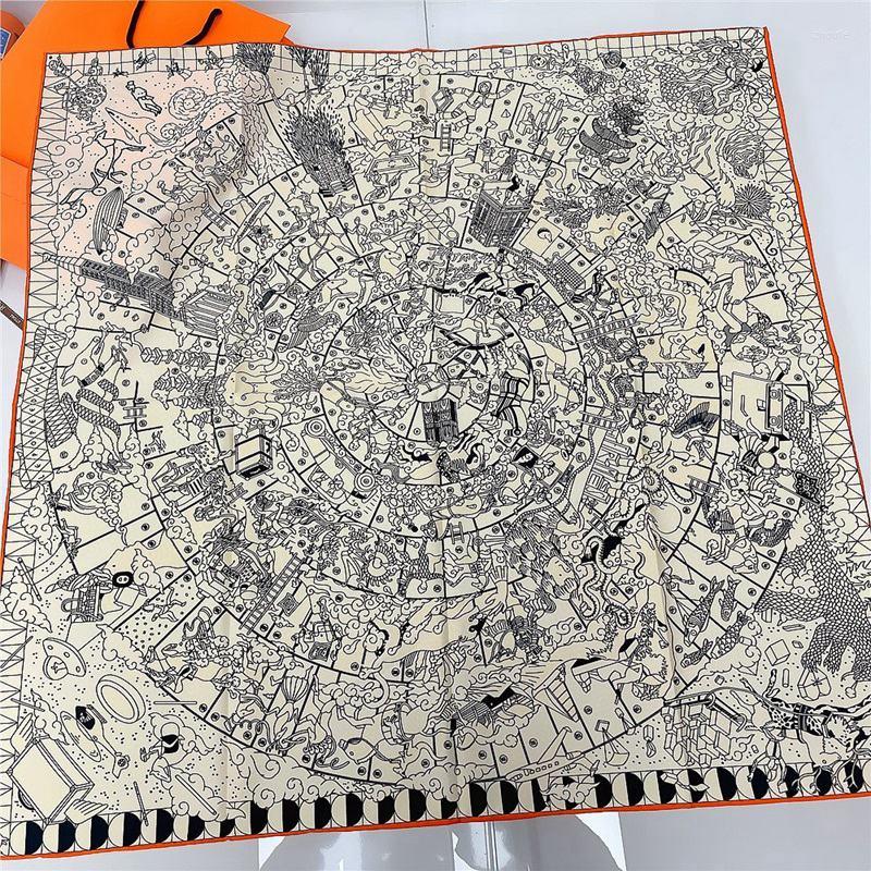 Scarves Luxury Orange Silk Scarf Shawl Fashion Print Women Large Square Head Hijab For Hair Wrapping 35"x35"
Scarves Luxury Orange Silk Scarf Shawl Fashion Print Women Large Square Head Hijab For Hair Wrapping 35"x35"