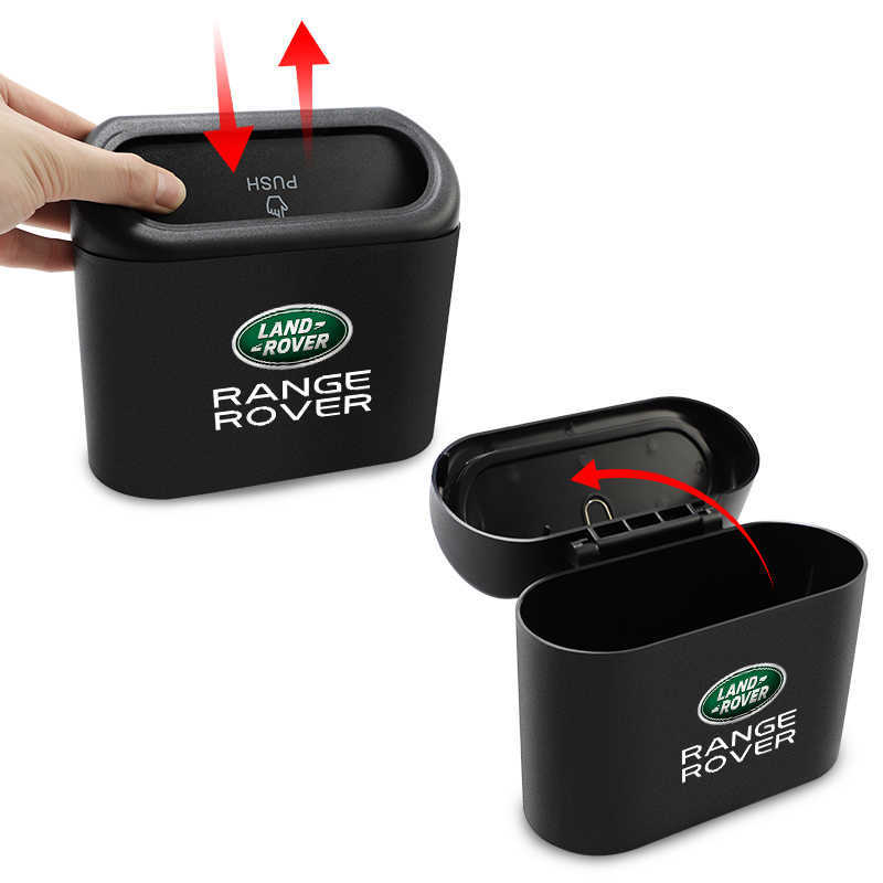 In-vehicle Trash Can Car Garbage Case Storage Bucket Accessories For Land Rover Range Freelander Discovery Sport Evoque 3 4