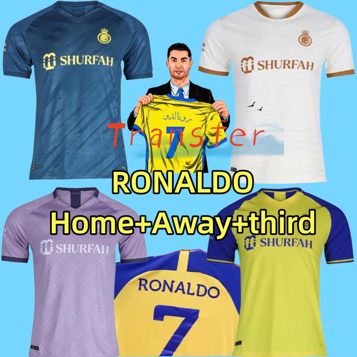 2023 Al Nassr FC soccer Jerseys transfer window Ronaldo Number 7 Cristiano 23 Home yellow away latest Jersey third Player Version men kids, Home adult
2023 Al Nassr FC soccer Jerseys transfer window Ronaldo Number 7 Cristiano 23 Home yellow away latest Jersey third Player Version men kids, Home adult