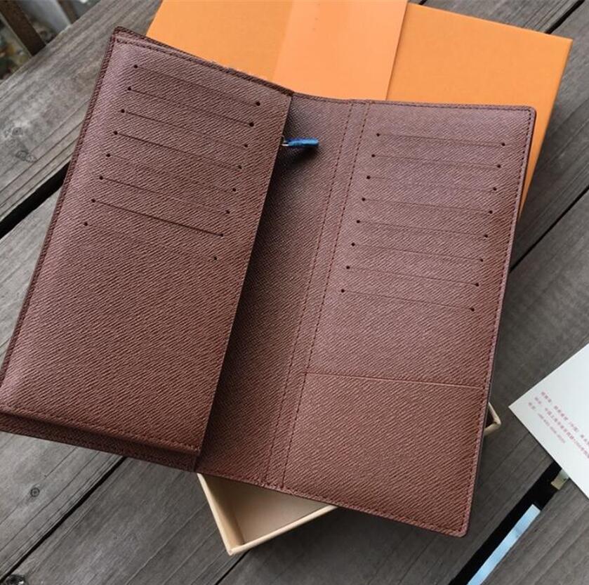 Classic Men Wallet wallets Purse Man card holder Original box fashion flower grid designer wholesale discount boys, Brown flower
Classic Men Wallet wallets Purse Man card holder Original box fashion flower grid designer wholesale discount boys, Brown flower