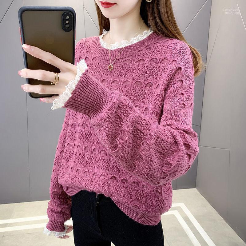 Women' Sweaters Women' 2023 Autumn Knit Sweater Fashion Lace Stitching Style Loose Thin Hollow Warm Inner Women, Green
Women' Sweaters Women' 2023 Autumn Knit Sweater Fashion Lace Stitching Style Loose Thin Hollow Warm Inner Women, Green