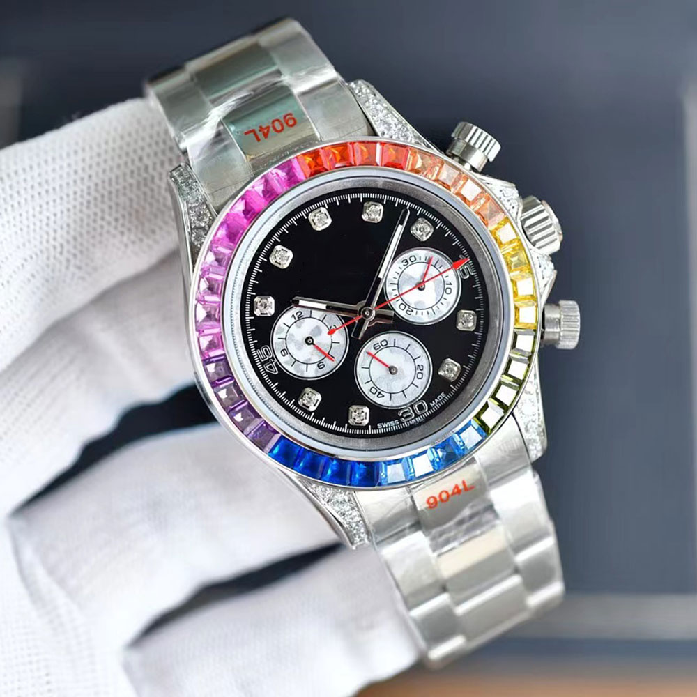 Mens Automatic Mechanical Watch 40mm Set Diamond Watches Steel Strap Folding Clasp Luxury Wristwatch Gift Life Waterproof, Color 1
Mens Automatic Mechanical Watch 40mm Set Diamond Watches Steel Strap Folding Clasp Luxury Wristwatch Gift Life Waterproof, Color 1