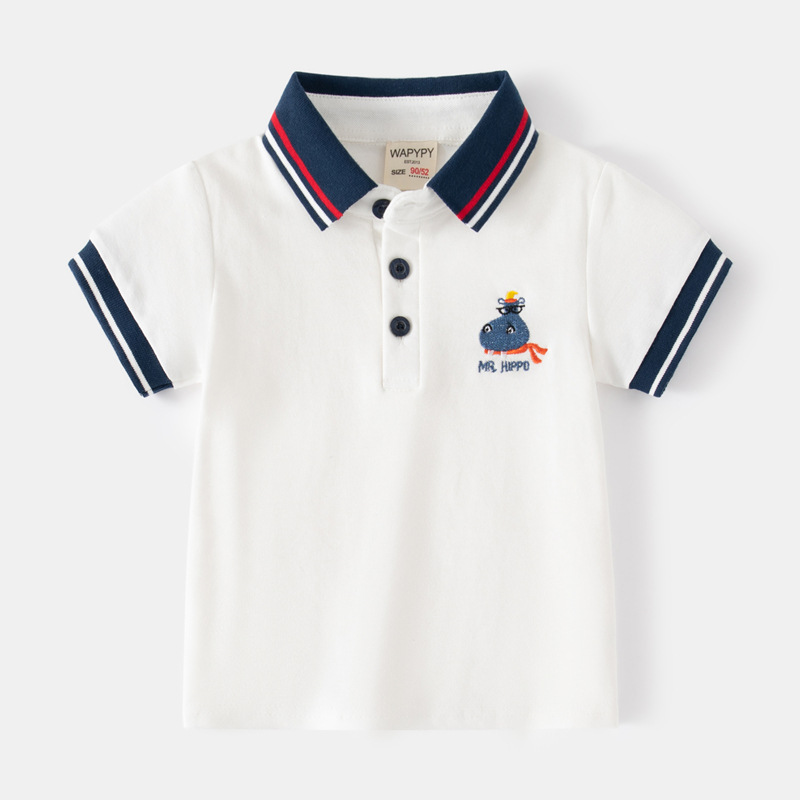 Summer Fashion Kids Clothes Short Sleeve Polo Shirts Toddler Boys Outfits Baby Children Sport Tops Costume 1-6Y, White
Summer Fashion Kids Clothes Short Sleeve Polo Shirts Toddler Boys Outfits Baby Children Sport Tops Costume 1-6Y, White