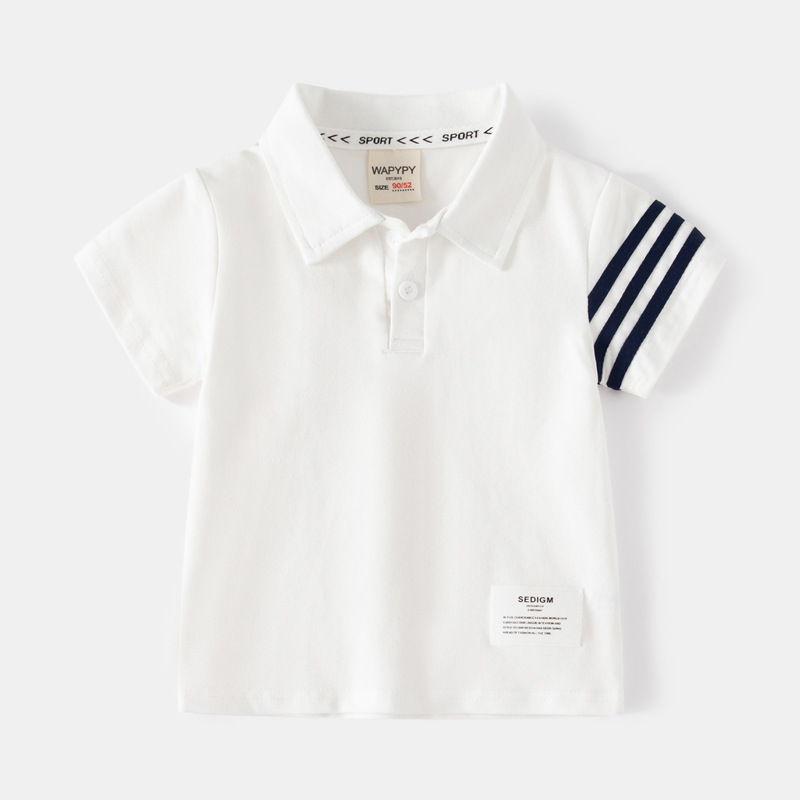 Boys Short-sleeved Polo Shirt 1-6Y Kids Summer T-shirt Children's Clothing Baby Top, Gray
Boys Short-sleeved Polo Shirt 1-6Y Kids Summer T-shirt Children's Clothing Baby Top, Gray