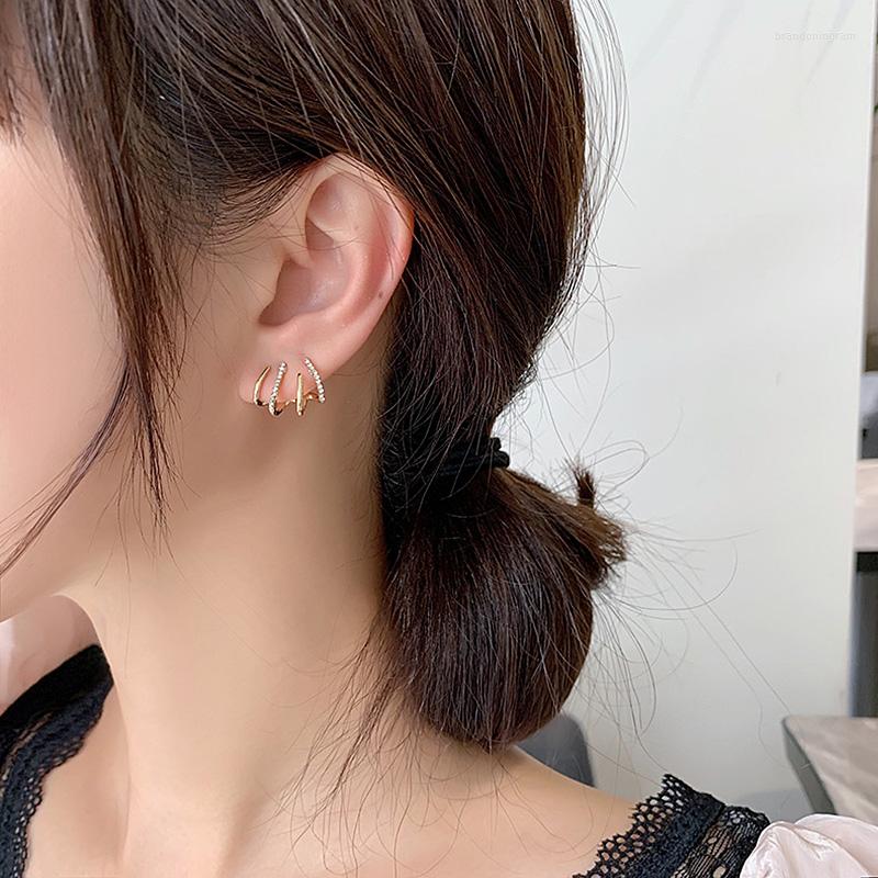 Stud Earrings Fashion Sense Fine Ladies Simple 925 Silver Needle Rhinestone Arc Shape Cute For Women Girl Jewelry Commuter
Stud Earrings Fashion Sense Fine Ladies Simple 925 Silver Needle Rhinestone Arc Shape Cute For Women Girl Jewelry Commuter