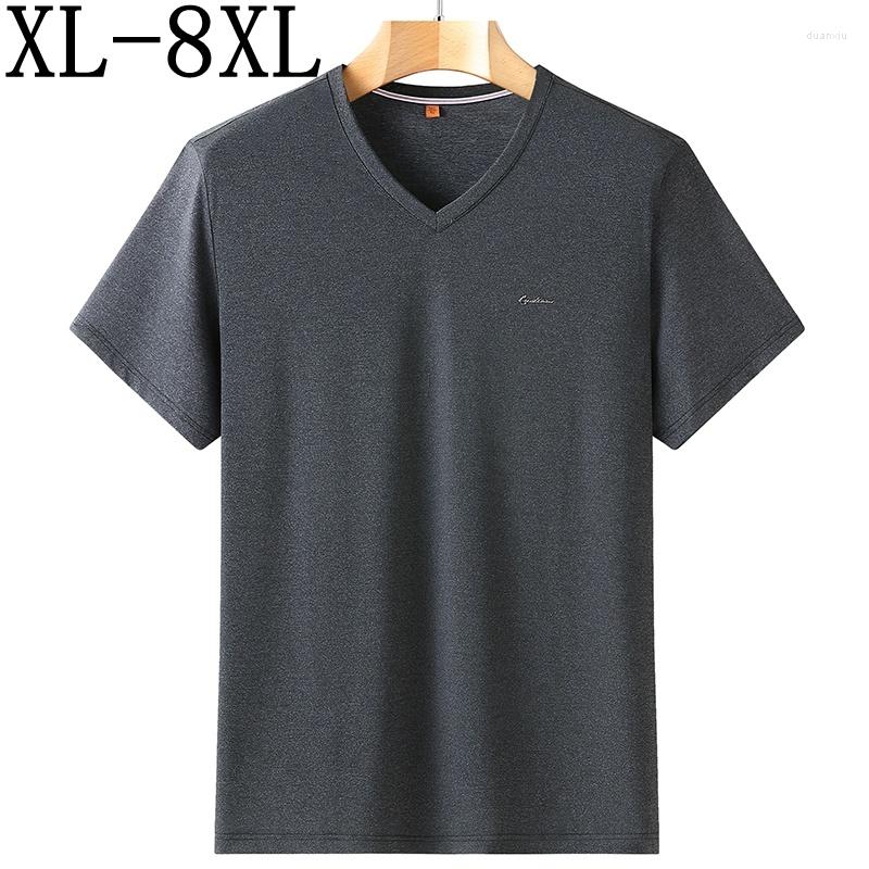 Men's T Shirts 6XL 8XL 7XL 2023 Summer Oversized T-shirts Men Fashion V-Neck Tops Causal Short Sleeve Comfortable Breathable Shirt Homme, Blue
Men's T Shirts 6XL 8XL 7XL 2023 Summer Oversized T-shirts Men Fashion V-Neck Tops Causal Short Sleeve Comfortable Breathable Shirt Homme, Blue