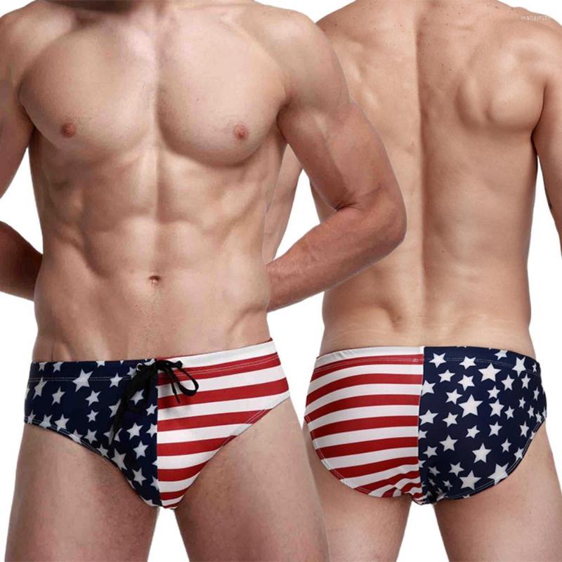 Men' Swimwear Breathable Men Swim Briefs Trunks Washable Stretchy USA Flags Design Swimming For Water Activity, Blue
Men' Swimwear Breathable Men Swim Briefs Trunks Washable Stretchy USA Flags Design Swimming For Water Activity, Blue
