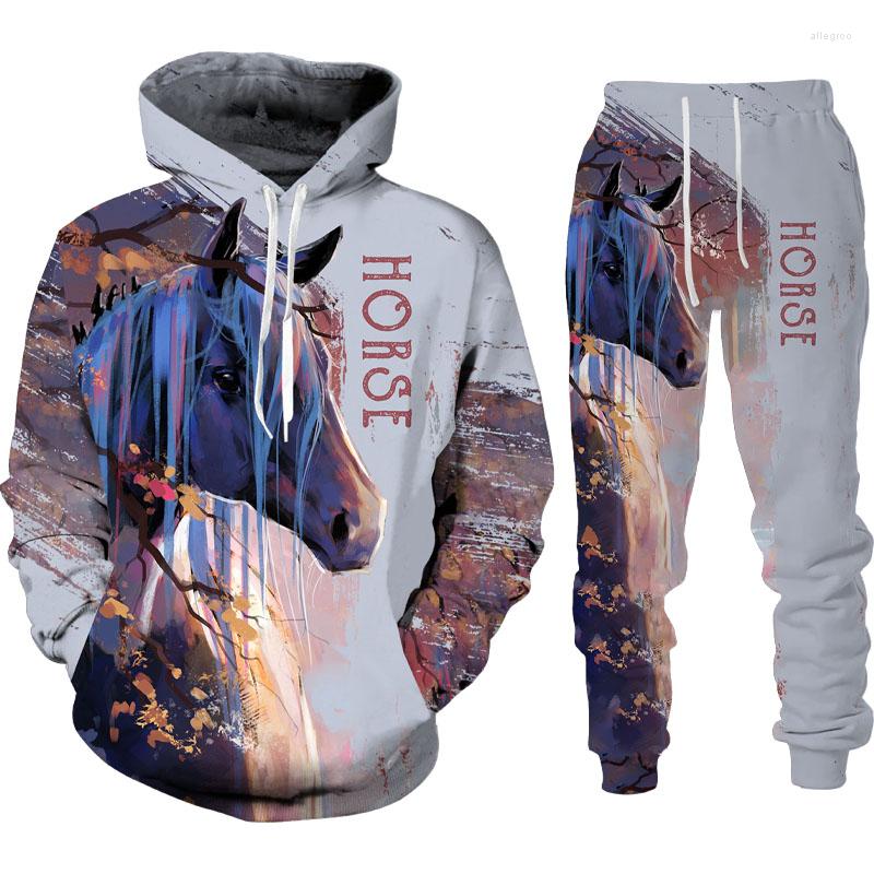 Men' Tracksuits Autumn Winter 3D Horse Printed Men' Hooded Set Sportswear Tracksuit Long Sleeve Clothing Suit, 1245
Men' Tracksuits Autumn Winter 3D Horse Printed Men' Hooded Set Sportswear Tracksuit Long Sleeve Clothing Suit, 1245