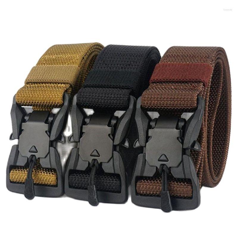 Waist Support Outdoor Tactical Belt Magnetic Buckle Industrial Wind National Tide Army Fan, Khaki
Waist Support Outdoor Tactical Belt Magnetic Buckle Industrial Wind National Tide Army Fan, Khaki