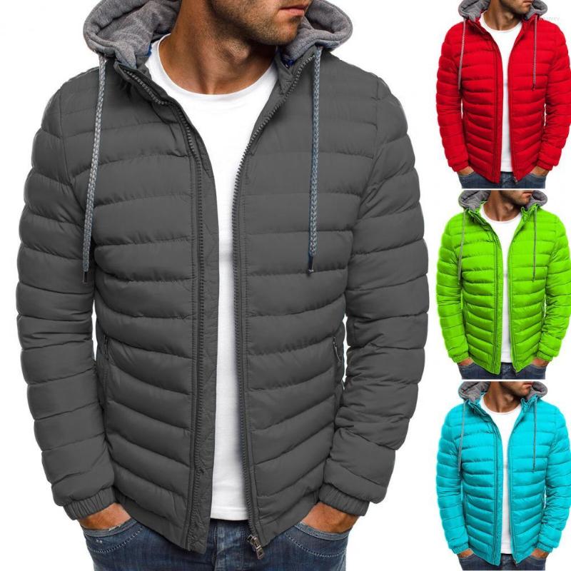 Men's Jackets Men Hooded Zipper Solid Color Long Sleeve Pockets Coats Autumn Thicken Cotton Padded Hoodies For Chaquetas, Green
Men's Jackets Men Hooded Zipper Solid Color Long Sleeve Pockets Coats Autumn Thicken Cotton Padded Hoodies For Chaquetas, Green