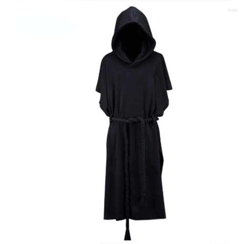 Men' T Shirts Men Hooded Sweatshirt Coat Street Fashion Short Bat Sleeve Belt Loose Long Hoodie Cloak Outerwear Gothic Punk Style, Black
Men' T Shirts Men Hooded Sweatshirt Coat Street Fashion Short Bat Sleeve Belt Loose Long Hoodie Cloak Outerwear Gothic Punk Style, Black
