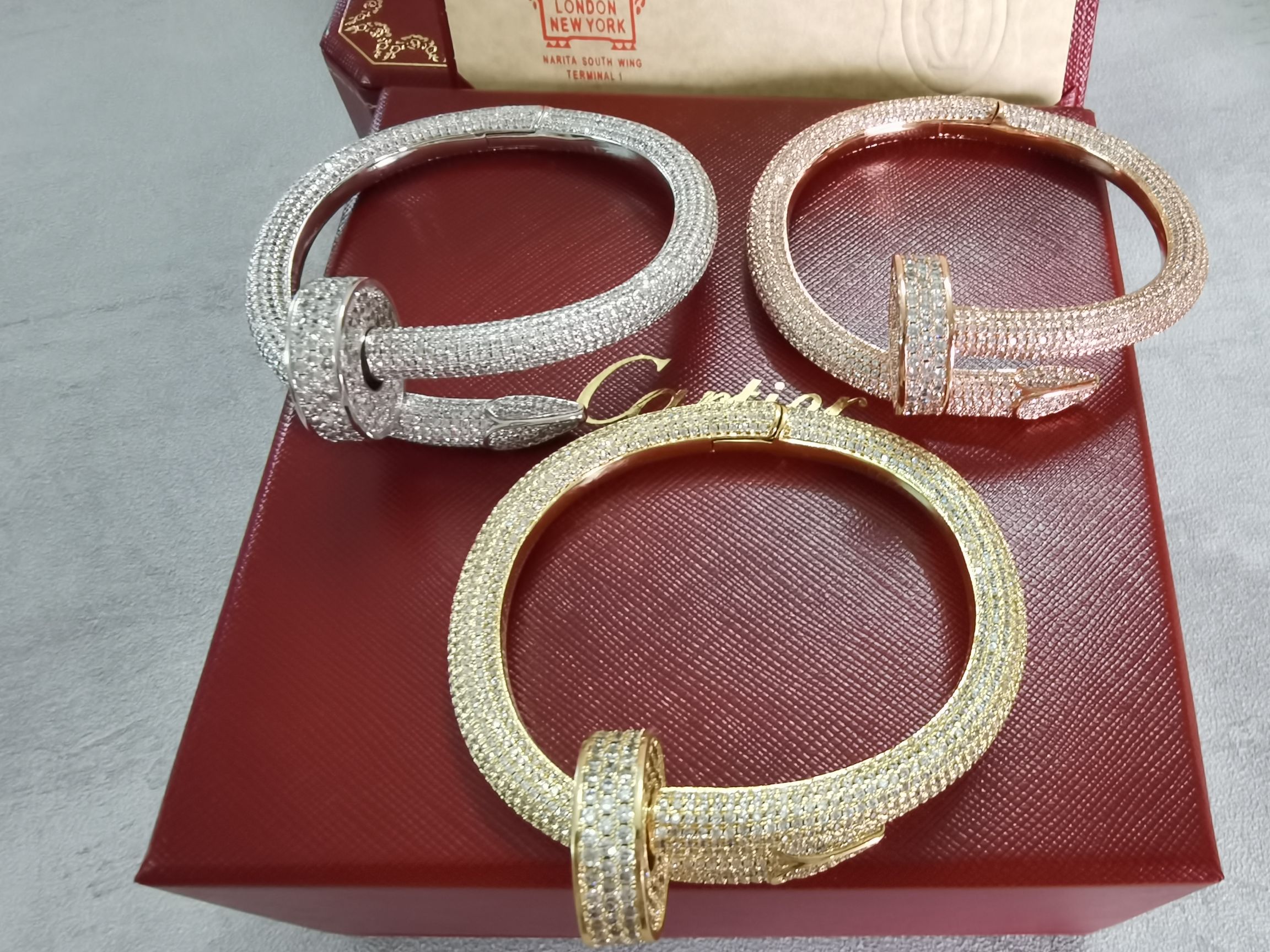 Nail Bracelet Designer Bangle Luxury Jewelry For Women Fashion Bangle Copper Alloy Gold-Plated Craft Never Fade Not Allergic With Box
Nail Bracelet Designer Bangle Luxury Jewelry For Women Fashion Bangle Copper Alloy Gold-Plated Craft Never Fade Not Allergic With Box