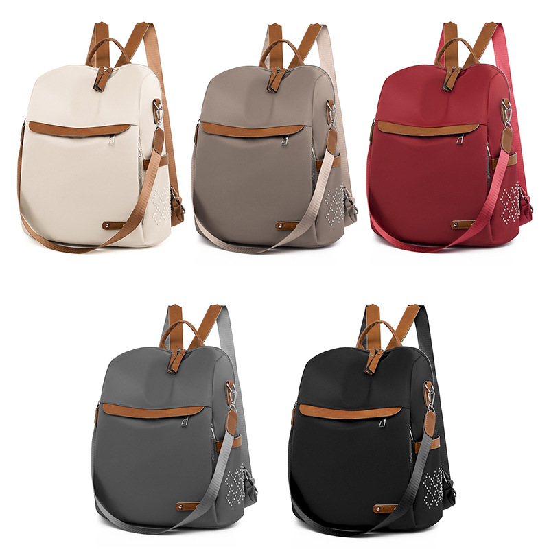 DHL50pcs Backpack Women Oxford Two Patchwork Breathable Waterproof Crossbody Bag Mix Color, Beige
DHL50pcs Backpack Women Oxford Two Patchwork Breathable Waterproof Crossbody Bag Mix Color, Beige