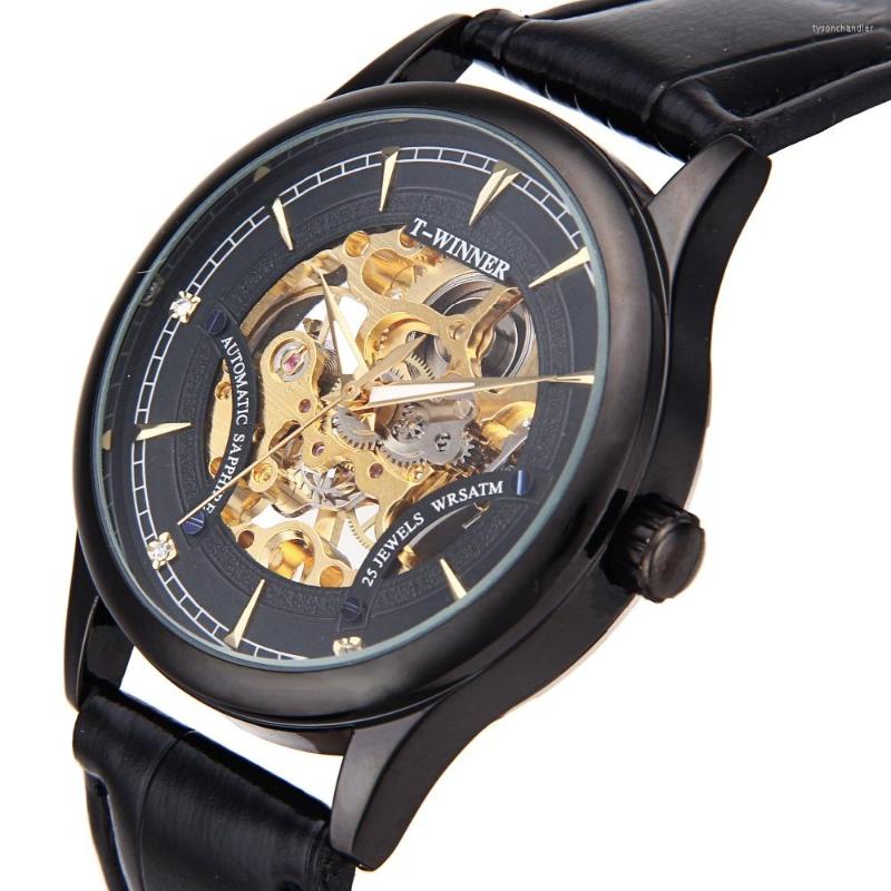 Wristwatches Fashion Black Golden Luxury Design Clock Mens Watch Mechanical Skeleton Steampunk Male Wrist Relogio Masculino
Wristwatches Fashion Black Golden Luxury Design Clock Mens Watch Mechanical Skeleton Steampunk Male Wrist Relogio Masculino