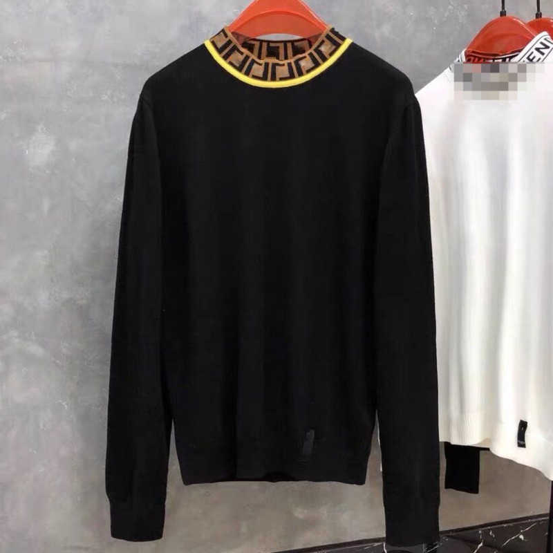 Winter Mens Wool Sweater Fd Designer Sweaters Knitted Pullover Coat f Embroidery Long Sleeve Shirt Men Women Jacket, Black
Winter Mens Wool Sweater Fd Designer Sweaters Knitted Pullover Coat f Embroidery Long Sleeve Shirt Men Women Jacket, Black