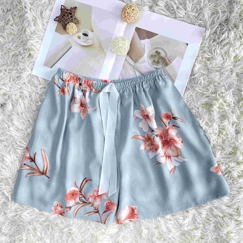 Women's Sleepwear Women Pajamas Short Pants Summer Print Satin Elastic Waist Casual Sleep Cool Home Lounge Loose Beach Bottoms, Xinhuihua
Women's Sleepwear Women Pajamas Short Pants Summer Print Satin Elastic Waist Casual Sleep Cool Home Lounge Loose Beach Bottoms, Xinhuihua