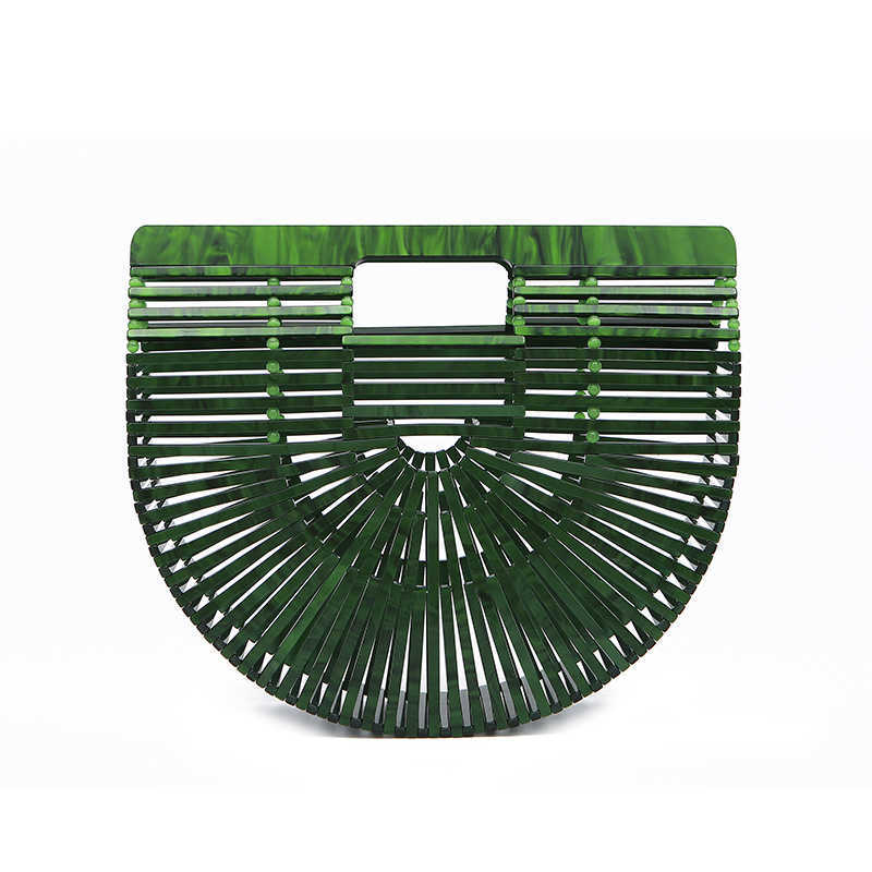 Handbag Evening bag New Acrylic Dinner Bag Woven Creative Women's Basket Twisted Stripe Holding Banquet Woman, Transparent powder small
Handbag Evening bag New Acrylic Dinner Bag Woven Creative Women's Basket Twisted Stripe Holding Banquet Woman, Transparent powder small