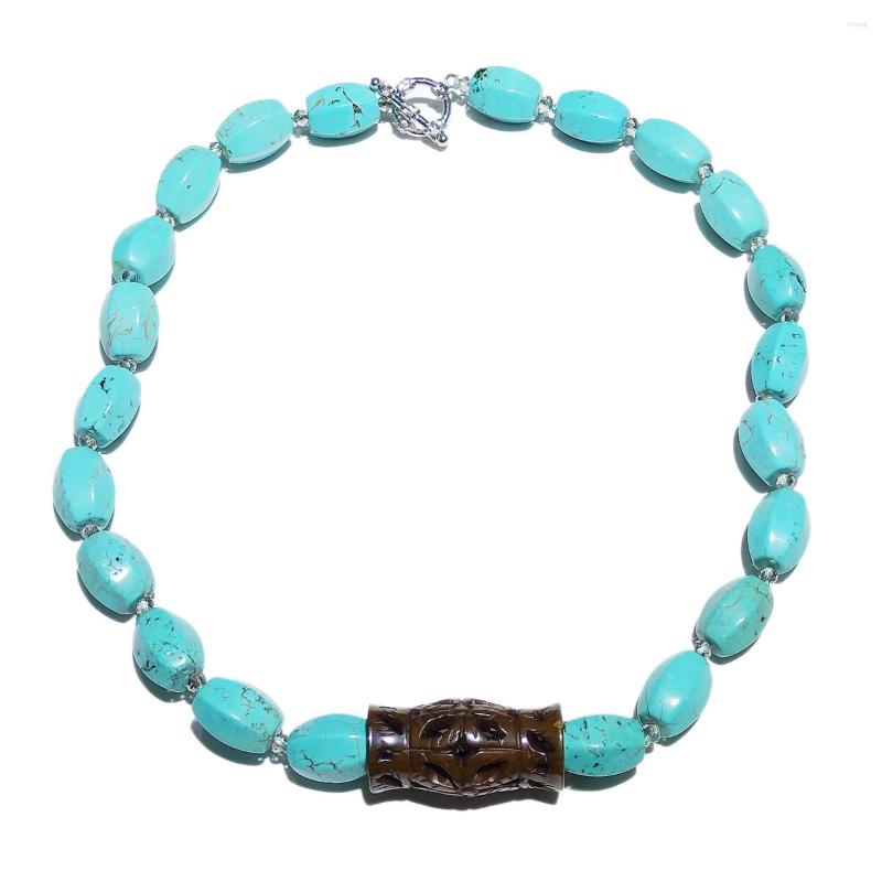 Choker Lii Ji Turquoises Crystal Brown Jades Carved Pendant Blue Necklace 56cm/22'' Women Jewelry Gift Stock Sale
Choker Lii Ji Turquoises Crystal Brown Jades Carved Pendant Blue Necklace 56cm/22'' Women Jewelry Gift Stock Sale