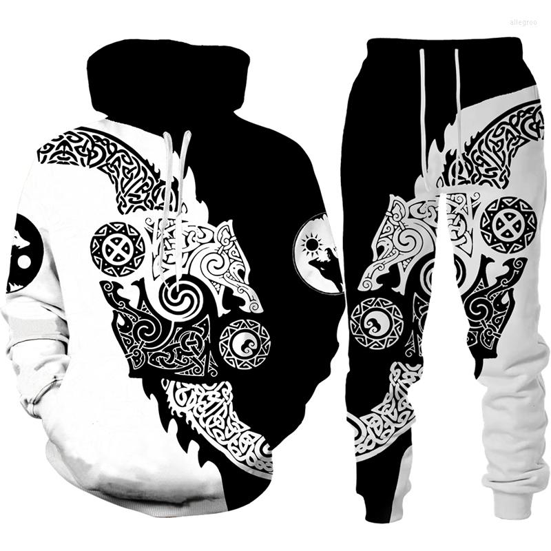 Men's Tracksuits 3D Printed Fierce Wolf Pattern Hoodies Sweatshirt Male Sweatpants Set Unisex Men's Tracksuit Fashion Clothing Suit, 1241 
Men's Tracksuits 3D Printed Fierce Wolf Pattern Hoodies Sweatshirt Male Sweatpants Set Unisex Men's Tracksuit Fashion Clothing Suit, 1241