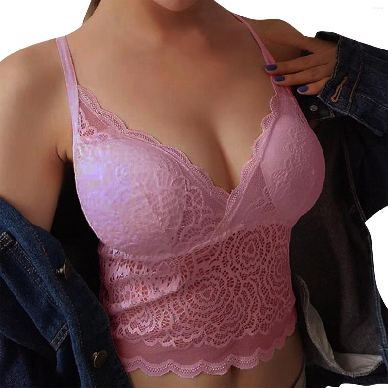 Women's Sleepwear Fashion Women Camisole Lace Bras Comfortable Vest Crop Tops Sexy V-neck Breathable Lingerie Bralette Underwear, Black
Women's Sleepwear Fashion Women Camisole Lace Bras Comfortable Vest Crop Tops Sexy V-neck Breathable Lingerie Bralette Underwear, Black