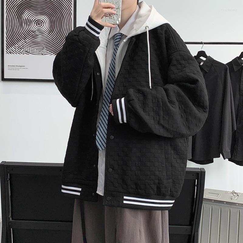 Men's Jackets Loose Coat Single Breasted Casual Bomber Baseball Jacket Hooded Vintage Simple Streetwear Windbreaker, White
Men's Jackets Loose Coat Single Breasted Casual Bomber Baseball Jacket Hooded Vintage Simple Streetwear Windbreaker, White