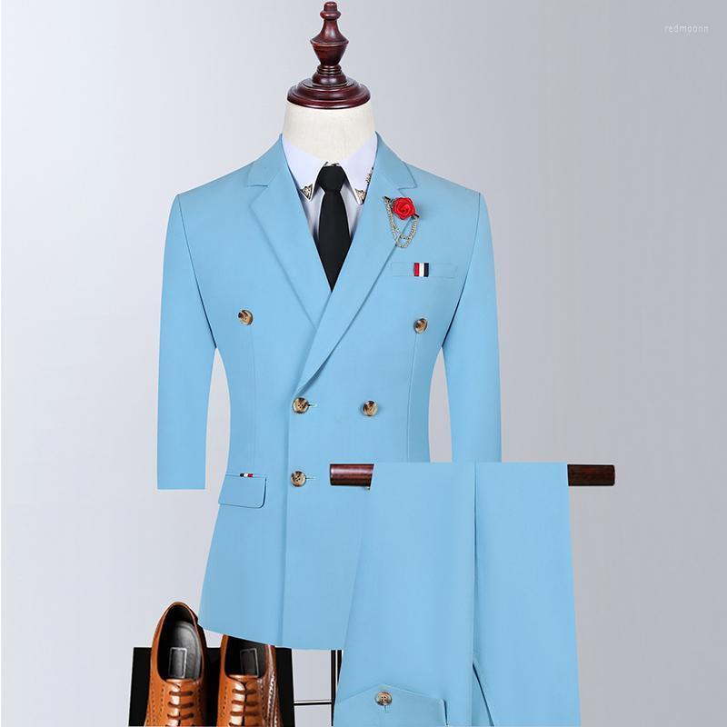 Men's Suits Men's & Blazers Mens 3 Piece Double Breasted Suit Slim Fit Elegant Tuxedos For Wedding Prom Groomsmen Party White Blue
Men's Suits Men's & Blazers Mens 3 Piece Double Breasted Suit Slim Fit Elegant Tuxedos For Wedding Prom Groomsmen Party White Blue