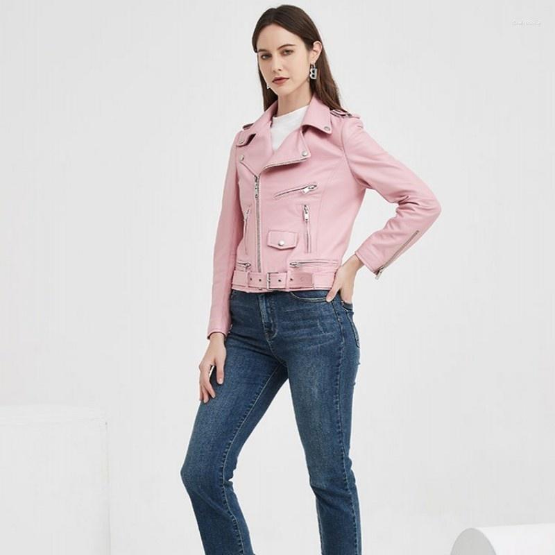 Women' Leather Biker Ladies Genuine Jacket Punk Streetwear Zipper Short Sheepskin Coat Elegant Office Slim Outerwear Female -3XL
Women' Leather Biker Ladies Genuine Jacket Punk Streetwear Zipper Short Sheepskin Coat Elegant Office Slim Outerwear Female -3XL