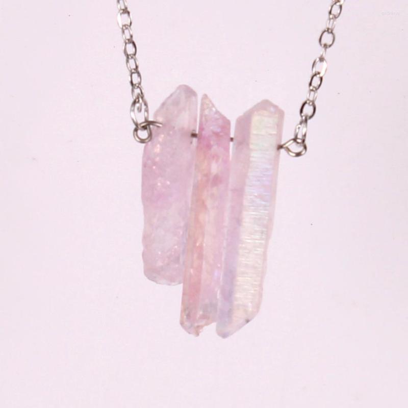 Chains Trendy Necklace Pure Handmade Vintage Rough Quartz Point Blue Crystal Beads Drusy Pendant Chip Male Women Summer Style
Chains Trendy Necklace Pure Handmade Vintage Rough Quartz Point Blue Crystal Beads Drusy Pendant Chip Male Women Summer Style