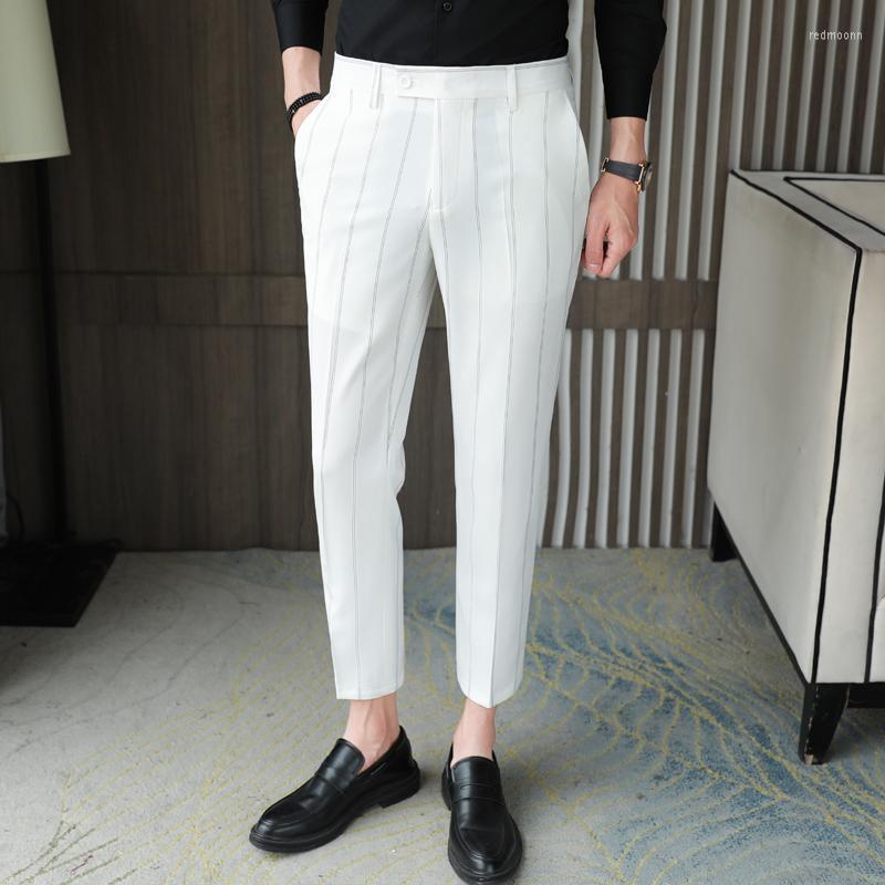 Men's Suits Men's & Blazers White Striped British Style Elegant Mens Social Suit Pants Dandy Gentleman Cropped Grey Wedding Party Dress, Blue grey
Men's Suits Men's & Blazers White Striped British Style Elegant Mens Social Suit Pants Dandy Gentleman Cropped Grey Wedding Party Dress, Blue grey