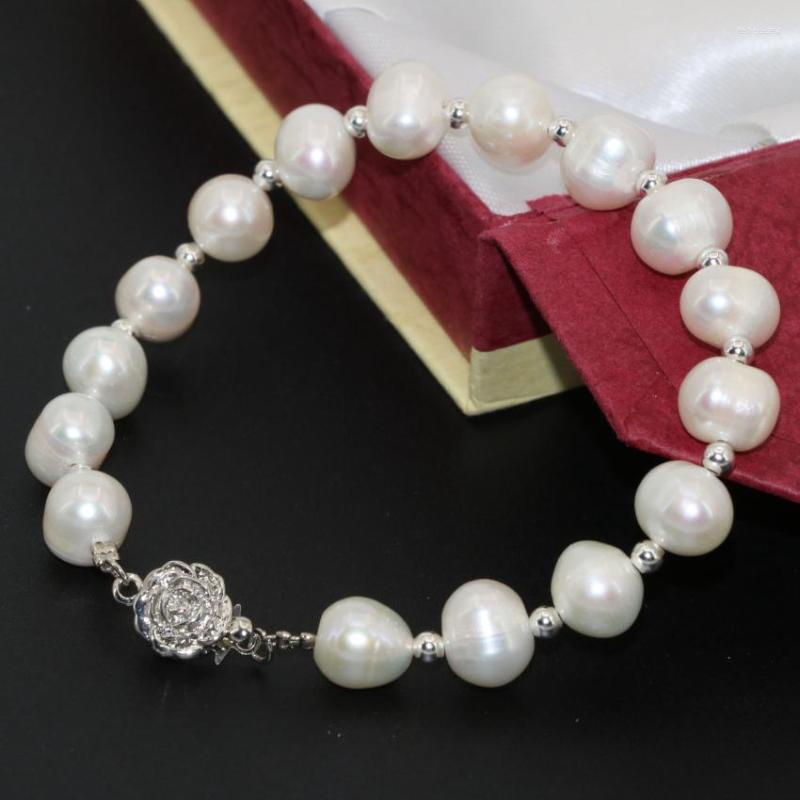 Strand Design Luxury Natural White 8-9mm Freshwater Cultured Pearl Round Beads Clasp Bracelets For Women Jewelry 7.5inch B2746
Strand Design Luxury Natural White 8-9mm Freshwater Cultured Pearl Round Beads Clasp Bracelets For Women Jewelry 7.5inch B2746