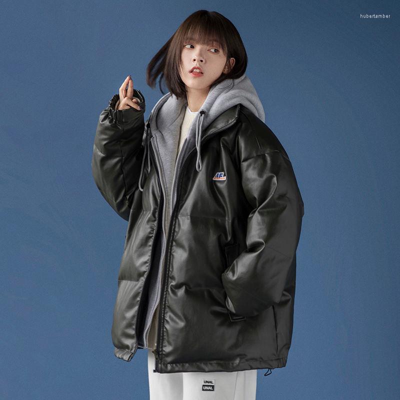 Women's Down Winter Padded Jacket Women Korean Style Trendy Brand Loose Hooded, Black 
Women's Down Winter Padded Jacket Women Korean Style Trendy Brand Loose Hooded, Black