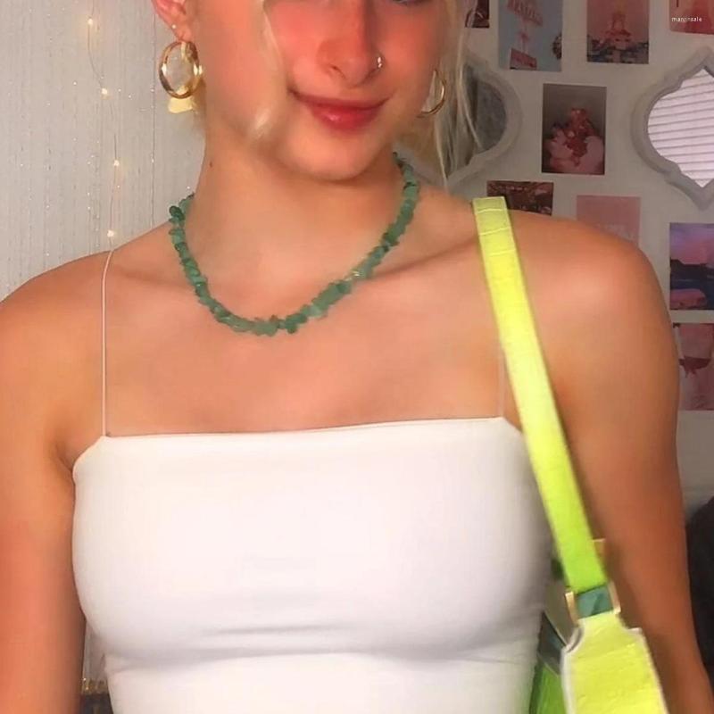 Choker Colorful Crystal Natural Stone Beaded Necklace For Women Clavicle Chain Short Necklaces Female 2022 Fashion Jewelry Handmade
Choker Colorful Crystal Natural Stone Beaded Necklace For Women Clavicle Chain Short Necklaces Female 2022 Fashion Jewelry Handmade