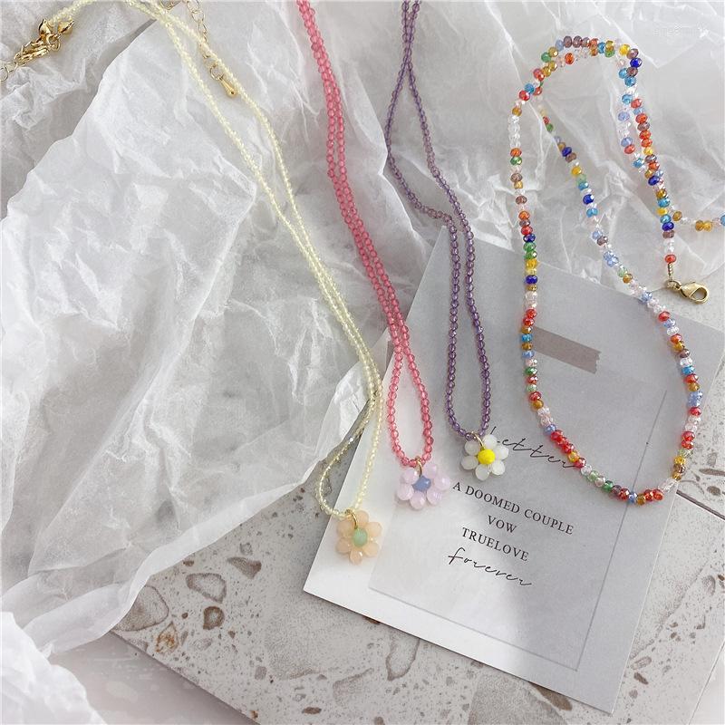 Choker 1Pcs Korean Style Vintage Handmade Braided Colorful Beads Flower Enamel Necklace For Women Girls Y2k Jewelry Gifts Wholesale
Choker 1Pcs Korean Style Vintage Handmade Braided Colorful Beads Flower Enamel Necklace For Women Girls Y2k Jewelry Gifts Wholesale