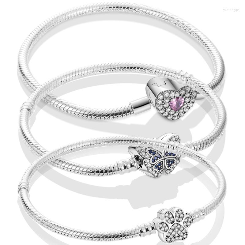 Charm Bracelets Pulseras Silver Color Original Heart Butterfly And Pet Print Charms Bracelet Fit Beads Diy For Fine Jewelry Making
Charm Bracelets Pulseras Silver Color Original Heart Butterfly And Pet Print Charms Bracelet Fit Beads Diy For Fine Jewelry Making